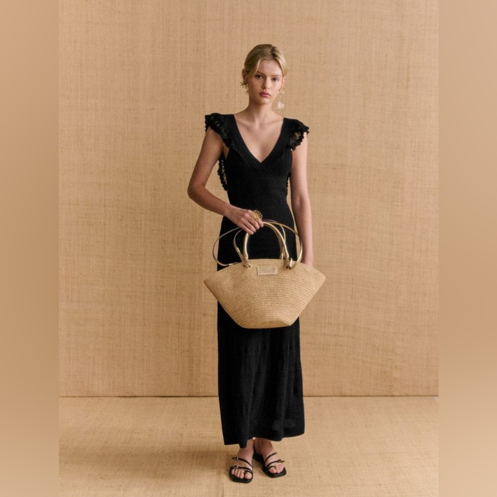 Sezane Aphrodite Dress in Black